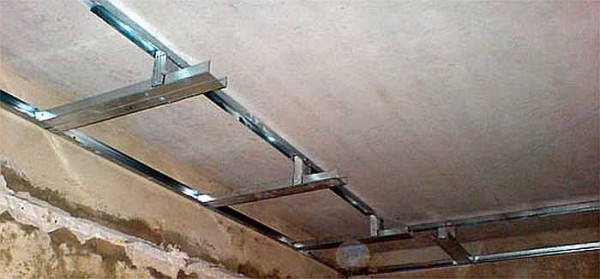 Frame for illumination is ready for plasterboard