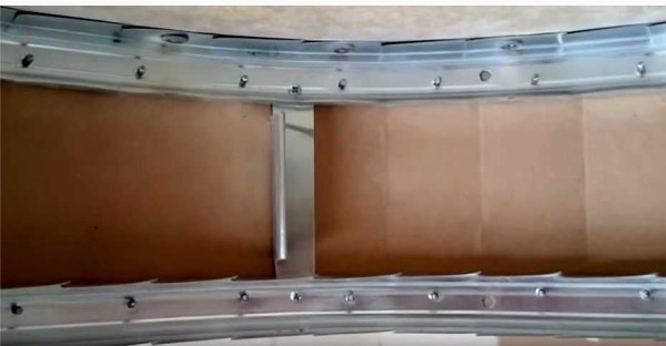 Finished rounding from the inside