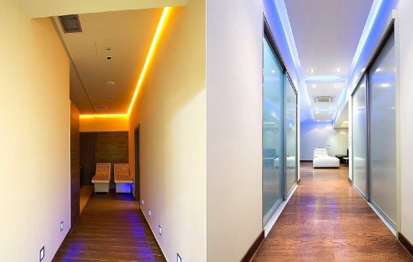 Lighting options for the corridor