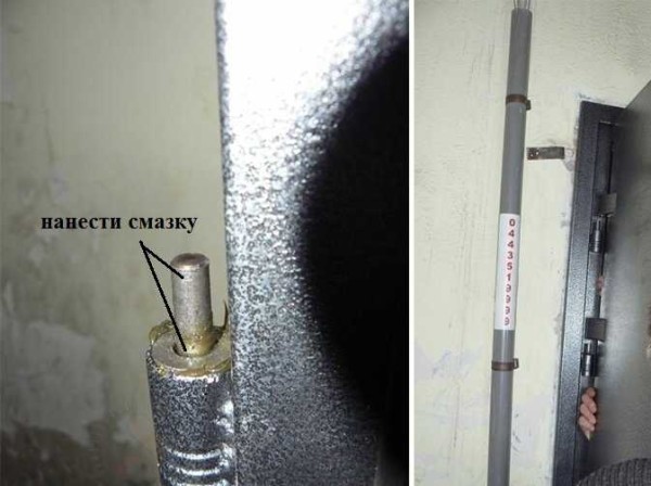 Traditional hinges are best lubricated when removed.