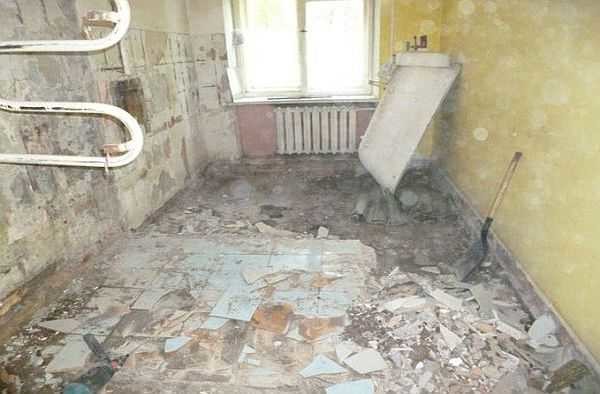 After dismantling ....