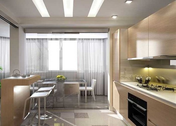 A dining table on the balcony is also an option.