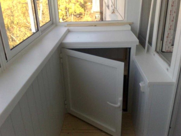 Height to the windowsill, so as not to spoil the view