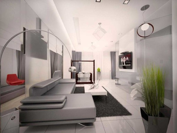 Walls, floor, ceiling - light