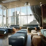 Textiles, furniture, lighting - an interesting effect