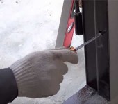 Installing the anchor from below