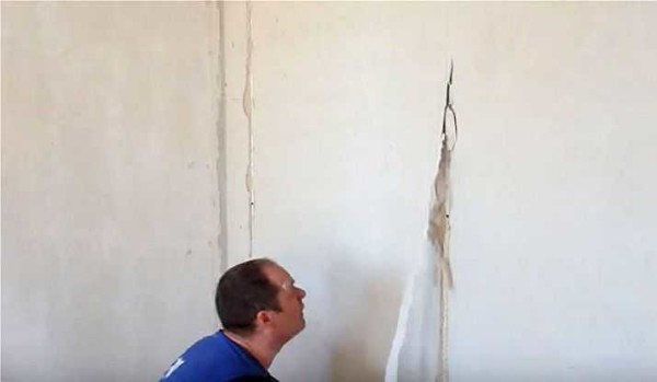 We take out the beacons from the plastered wall