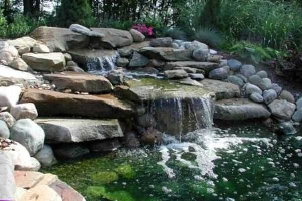 garden waterfalls photos
