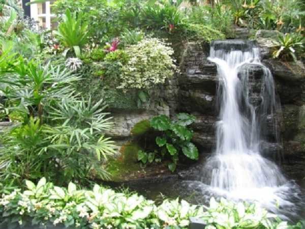 alpine slide with a waterfall do it yourself
