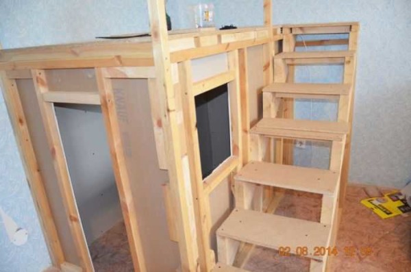 Sheathing of steps
