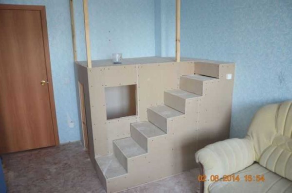 Sheathing completed