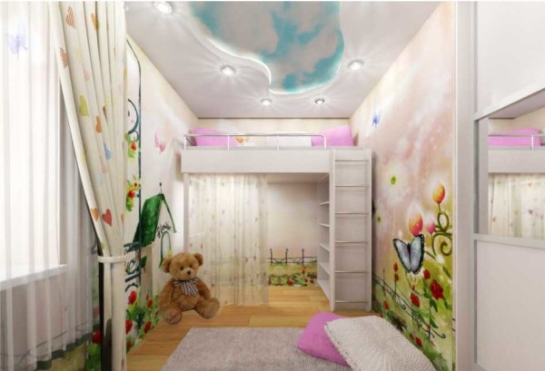 Loft bed for girls