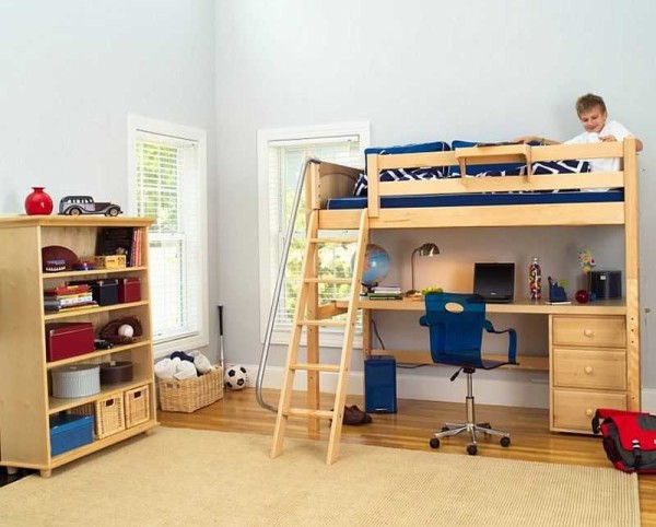 The height of the ceilings is one of the defining parameters when choosing the height of the loft bed
