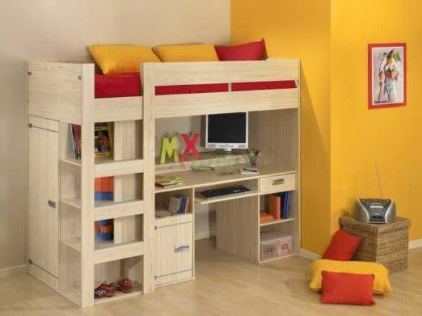 Rational use of space - corner shelf + side cabinet