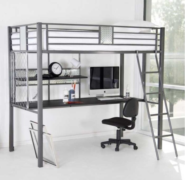 The metal option is suitable for minimalism, modern or high-tech style