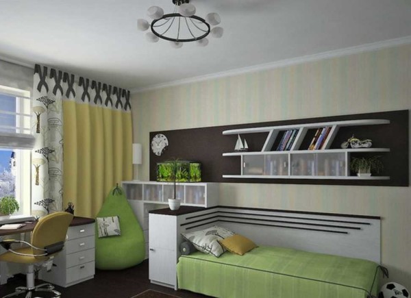 When developing the design of a teenage boy's room, you need to listen to his opinion or do something neutral