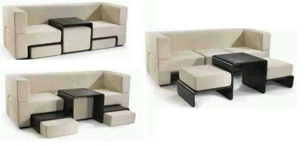 There are very interesting and functional furniture options. These are the so-called transformers - objects that can change their shape and sometimes even their purpose.