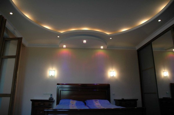 The backlight also makes the ceiling higher