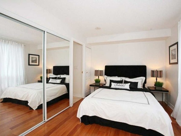 A walk-in closet in the bedroom solves many problems