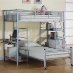 In a small children's room, you can save space by using a two-level bed