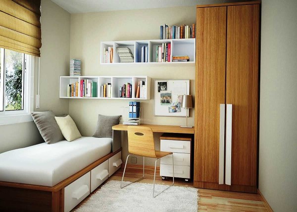 Optimal use of free space is the main design motto of small rooms