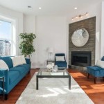 A fireplace in the living room is the dream of many