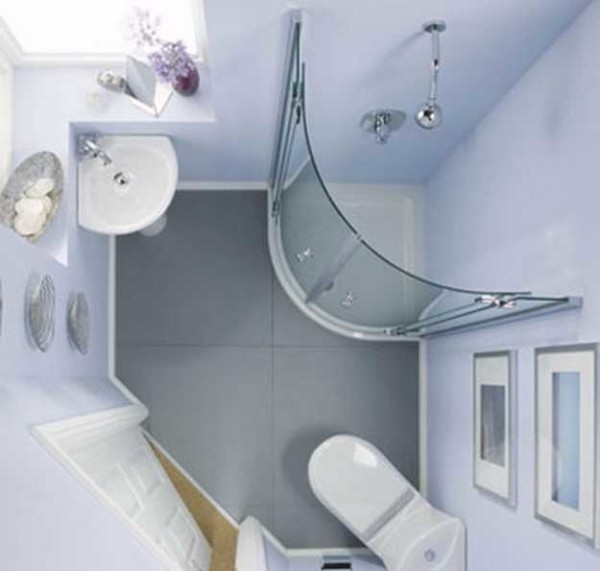 The design of a combined bathroom is more complicated than a separate one