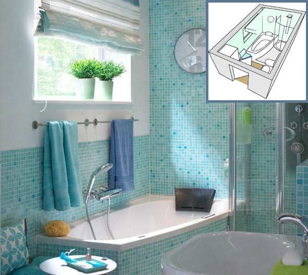 Small bathroom design - art