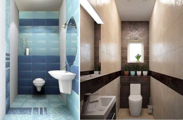 Ways to visually make the toilet wider