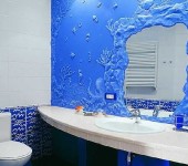 Toilet design in nautical style
