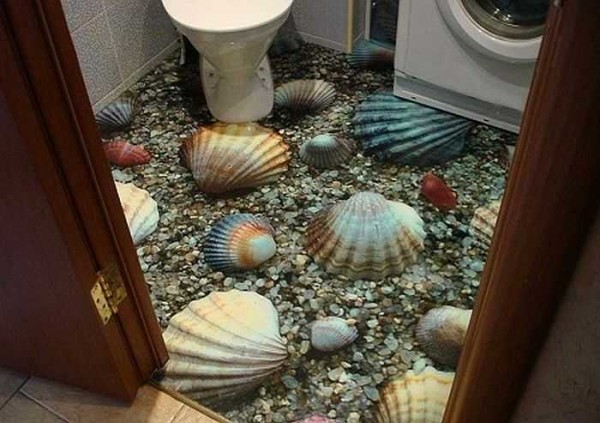 The pattern in self-leveling floors can be any