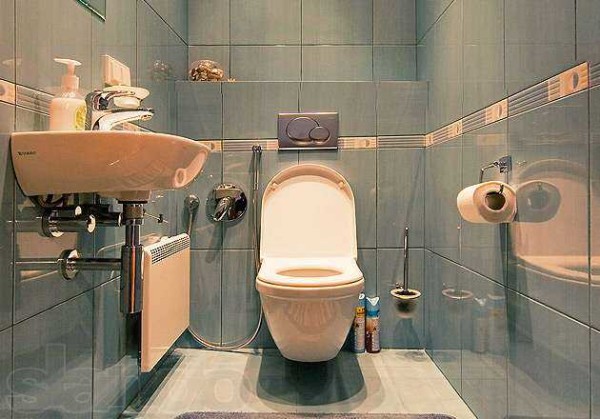 There is plumbing in different colors