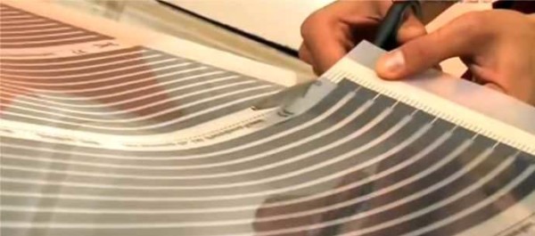 There are special cut points on the film