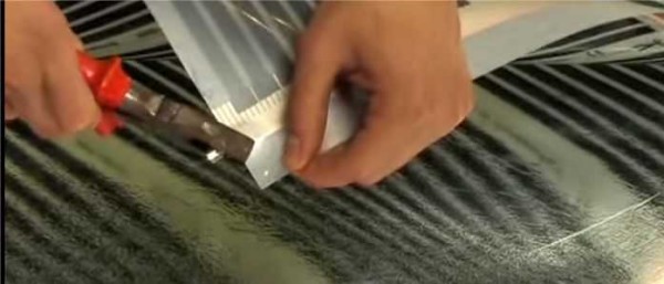 Compress the contact with pliers