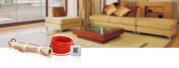 Components of an electric floor heating