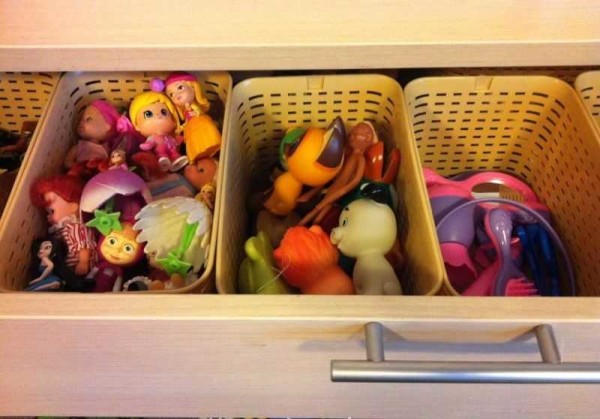 Store toys properly