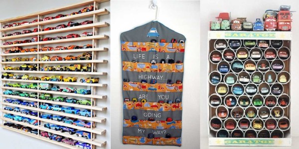 How to organize storage of cars (wall garage)