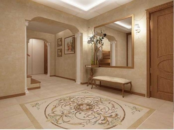 Another option for a hallway in a classic style