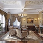 An example of decorating a living room in a classic style