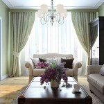 The classic interior can be realized in an apartment, however, of a large area
