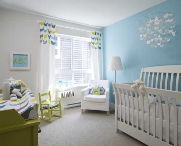Basic set of furniture for a newborn's room