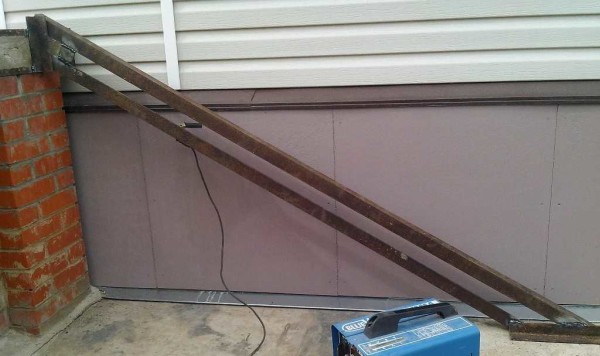 First bowstring welded
