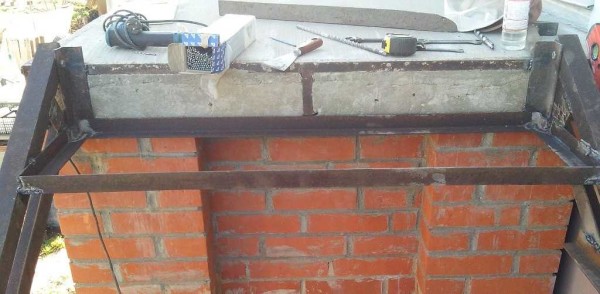 The first frame for the top step is ready