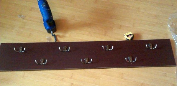 Hooks laid out