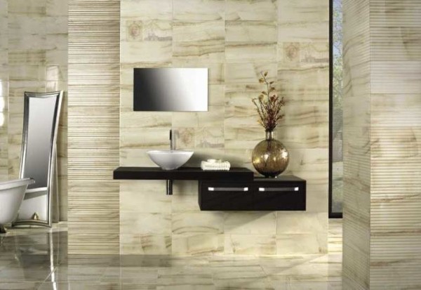 Imitation marble is good too
