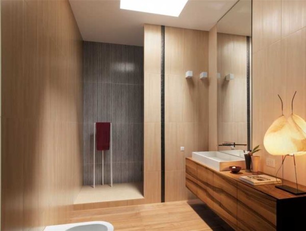 Tiles with imitation of a wooden surface - a novelty of recent seasons