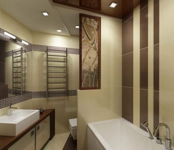 Tile and mosaic combinations are the most interesting