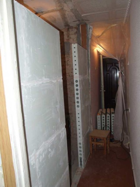 Partitions from wall blocks