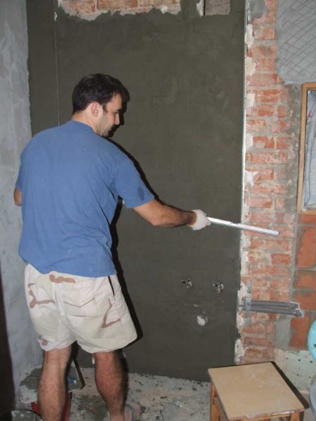 Plaster walls