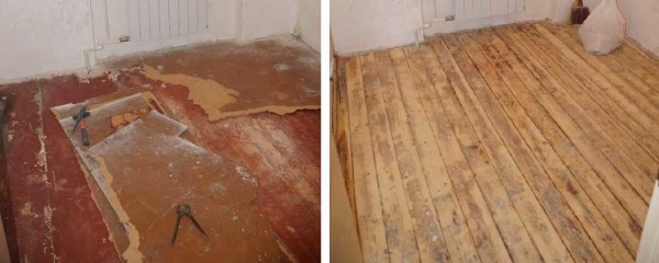 Remove hardboard and paint